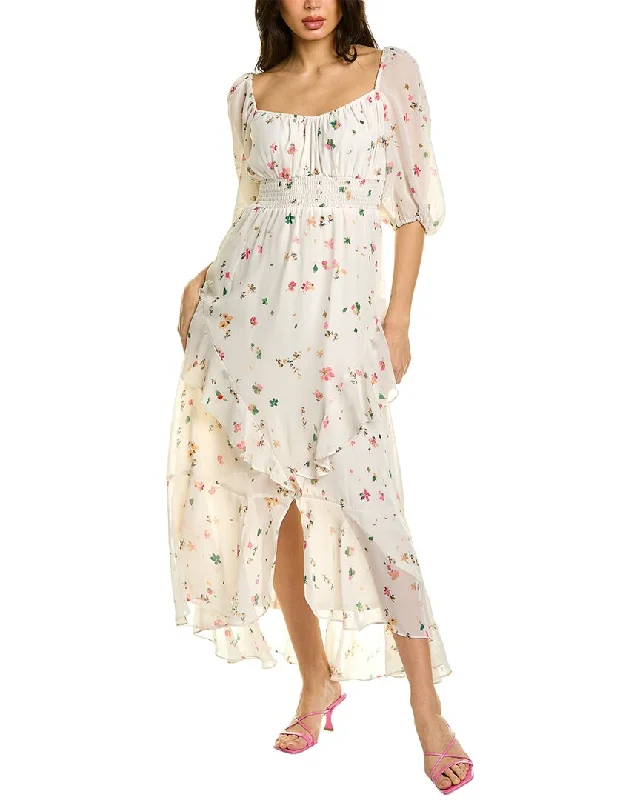 Season Finale Sale Maison Tara Chiffon Maxi Dress