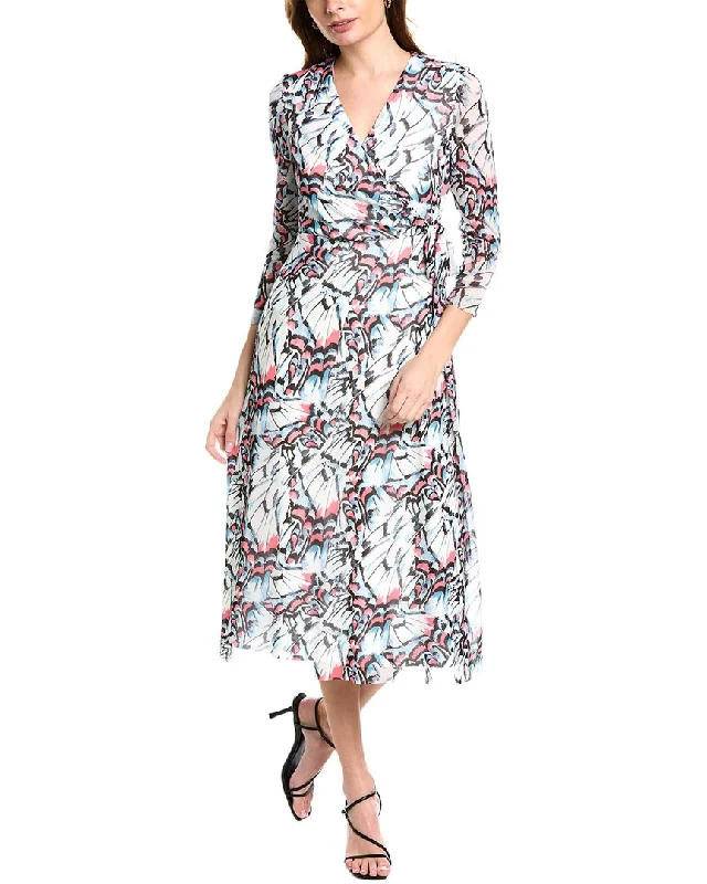 Super Bargain Anne Klein Midi Wrap Dress