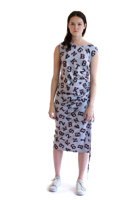 Today's Special Trend Patterns TPC16 Side Drawstring Dress