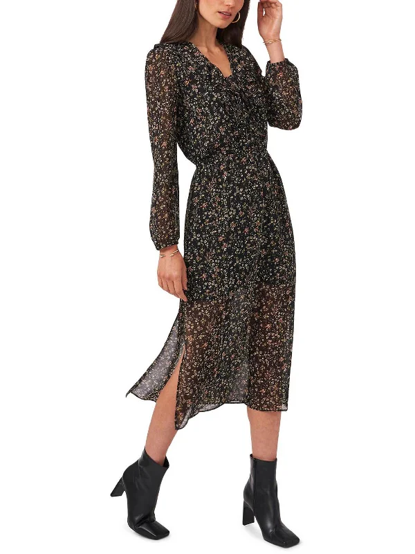 Referral Discount Womens Floral Long Maxi Dress