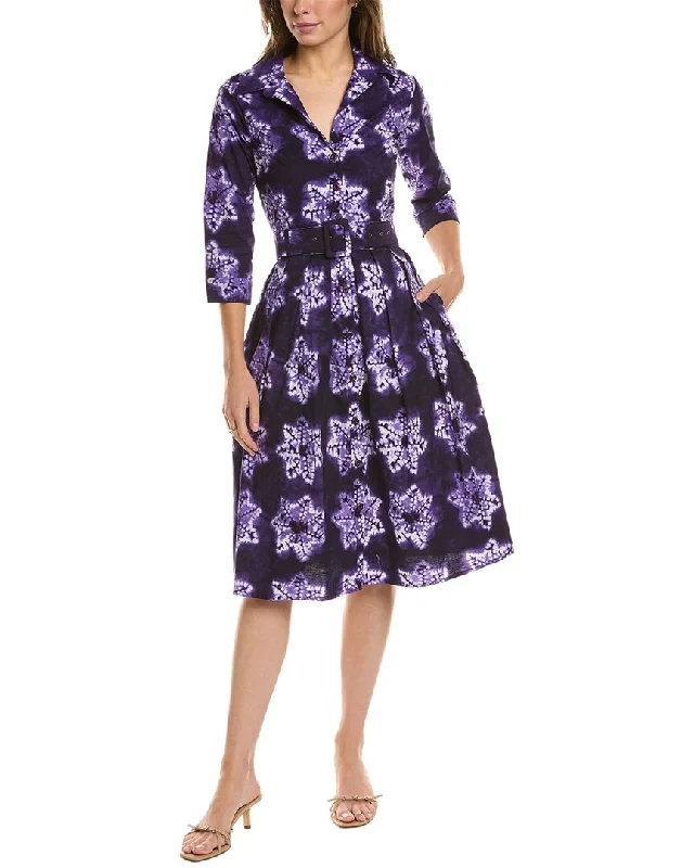Blowout Deals Samantha Sung Audrey 1 3/4-Sleeve Shirtdress