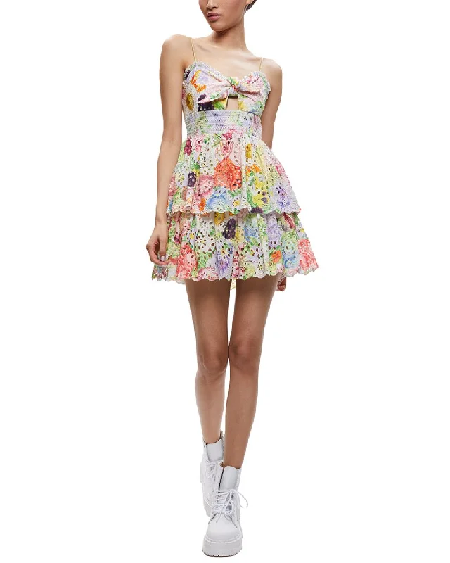 Great Deals alice + olivia Fina Mini Dress