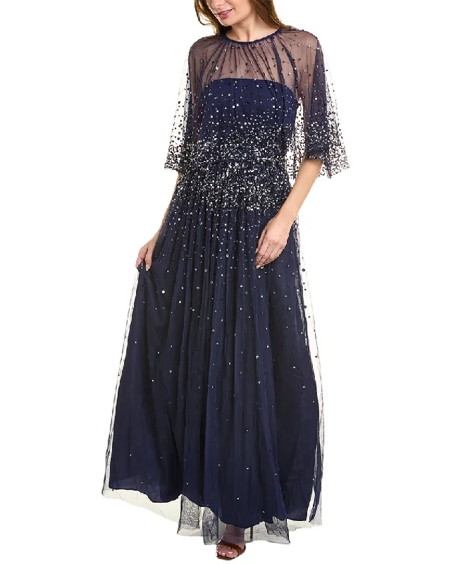 Last Chance Aidan Mattox Beaded Strapless Gown