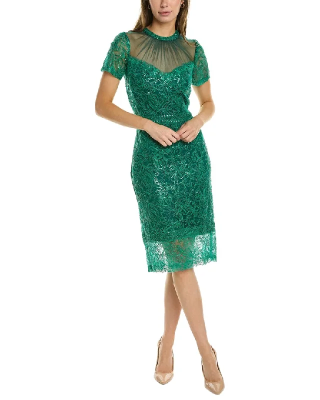 Epic Deals Tadashi Shoji Embroidered Sheath Dress