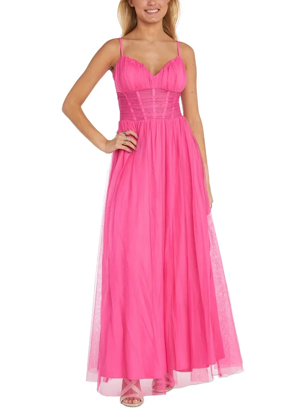 Major Savings Juniors Womens Sweetheart Neck Long Evening Dress