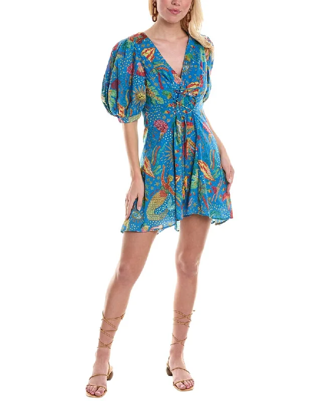 Blowout Deals FARM Rio Ocean Stories Mini Dress
