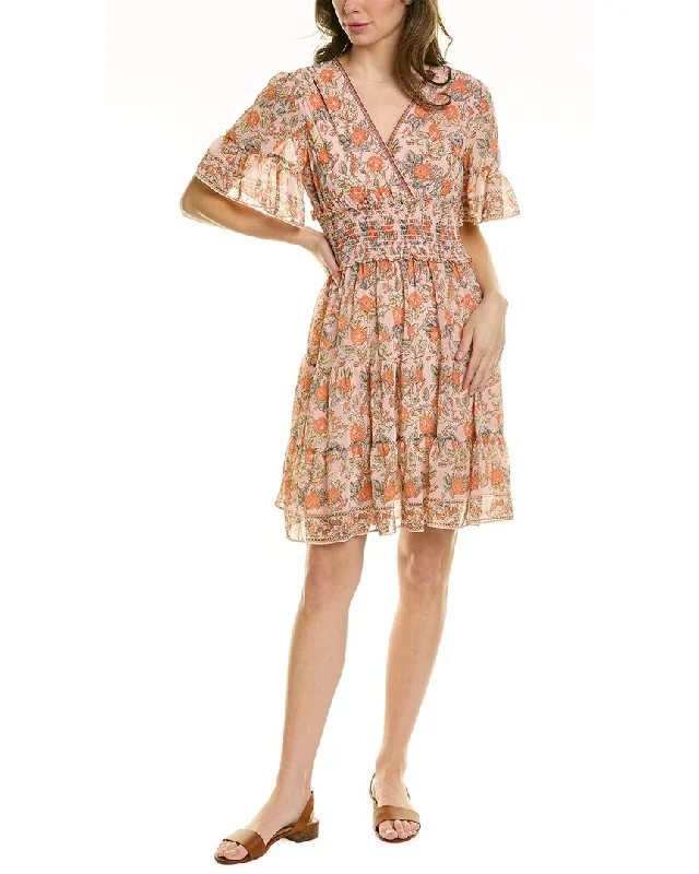 Early Bird Discount Max Studio Tiered A-Line Dress