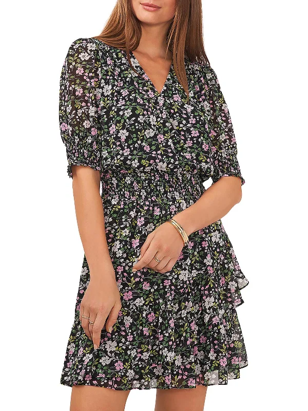 Customer Appreciation Sale Womens Work Wear Above-Knee Shift Dress