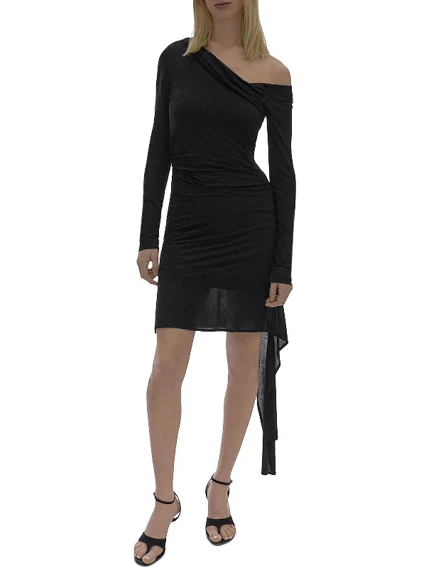 Mega Sale Womens Gathered Above Knee Shift Dress