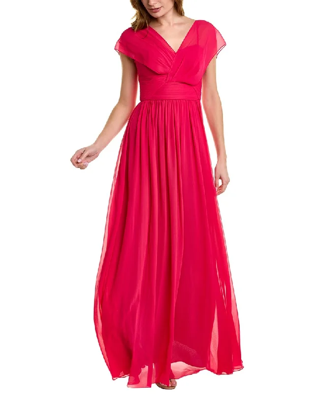 Year-End Sale Teri Jon by Rickie Freeman Pleated Bodice Gown