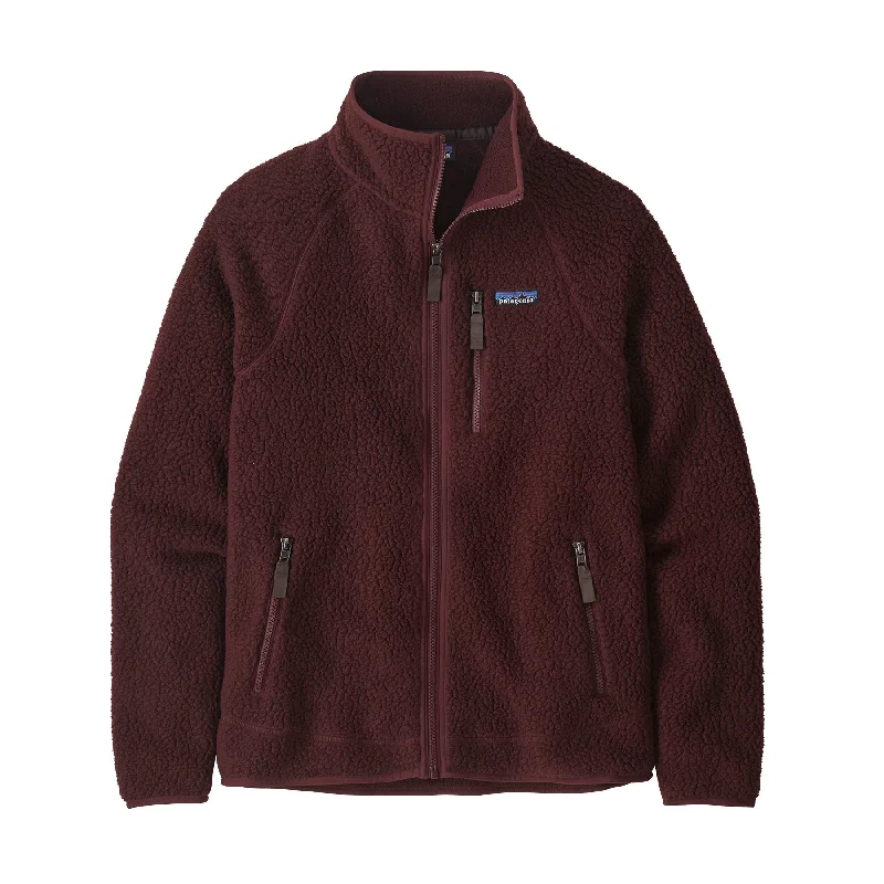 Super Bargain Men's Retro Pile Jacket