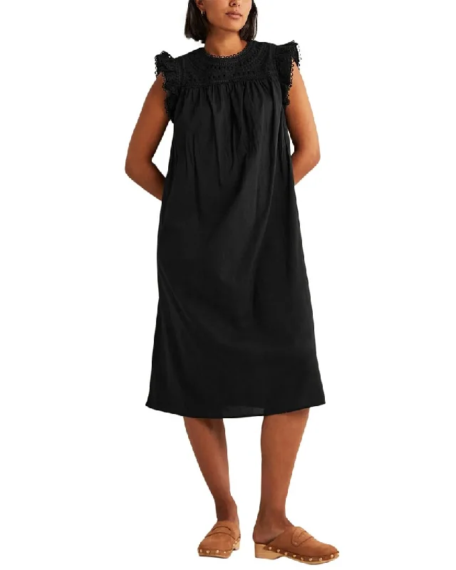 Massive Deals Boden Broderie Detail Midi Dress