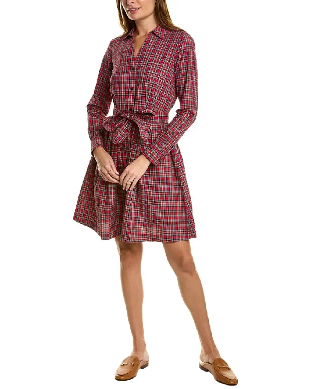 Early Access Brooks Brothers Plaid Shirtdress