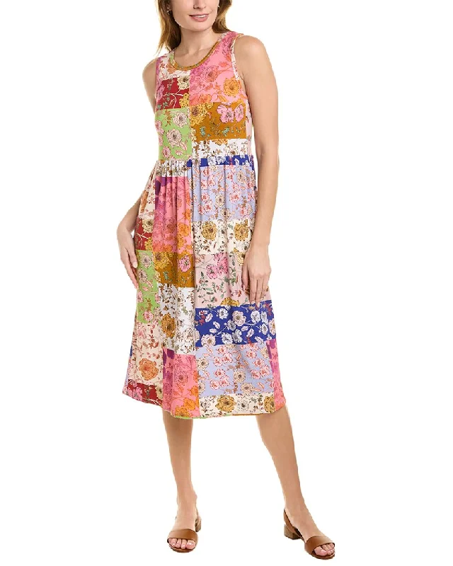 Fantastic Offers Johnny Was Cosmo Easy Fit Tea Length Dress