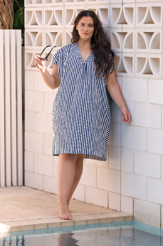 Stock Clearance Chelsea Kaftan Resort Dress in Poolside