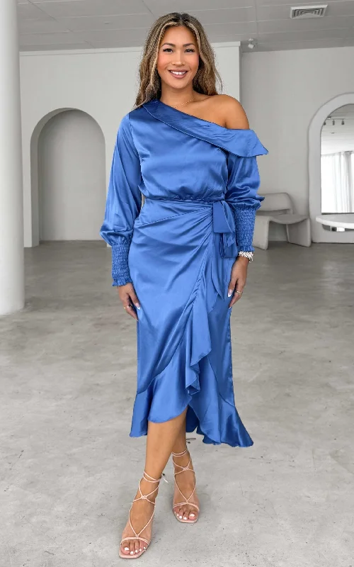 Final Markdown Zanai Midi Dress - Classic Blue