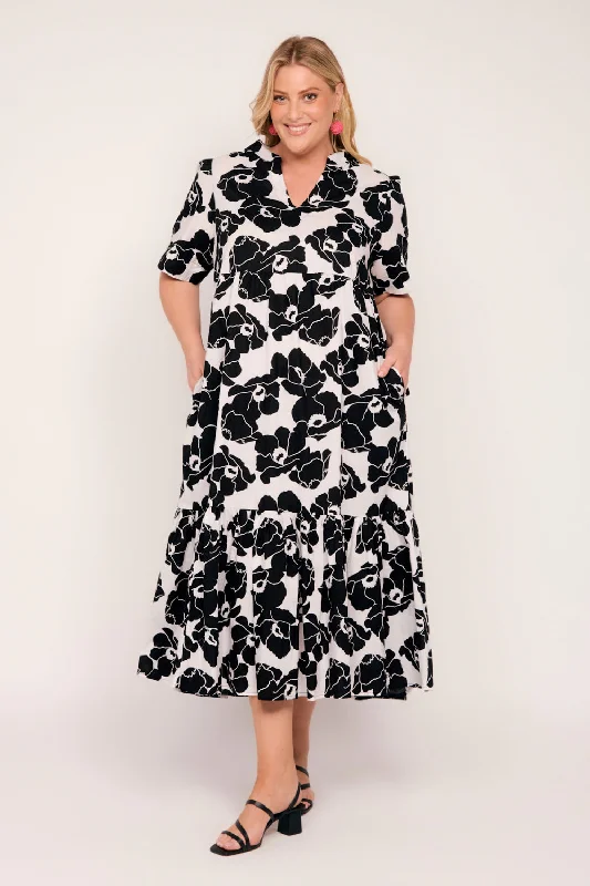 Crazy Deals Sabre V-Neck Dress in Carnival