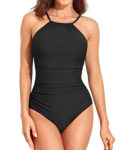 While Supplies Last One Piece Tummy Control Swimwear High Neck Bathing Suit for Women While Supplies Last One Piece Tummy Control Swimwear High Neck Bathing Suit for Women