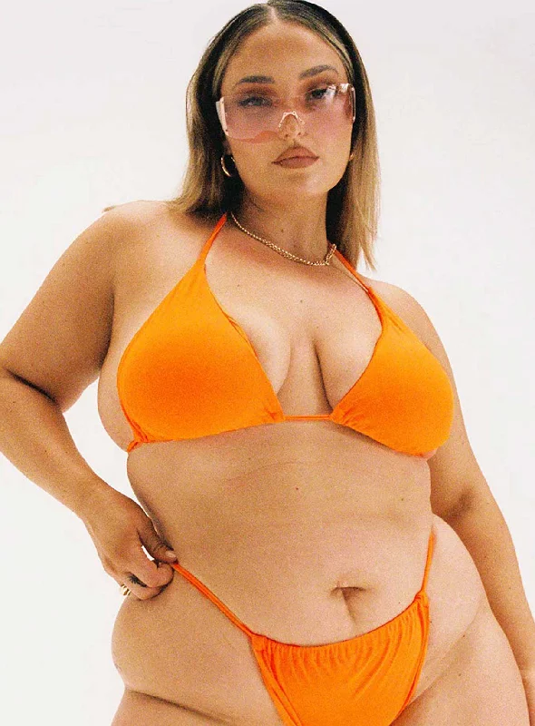 Today’s Special Serene Bikini Top Orange Curve