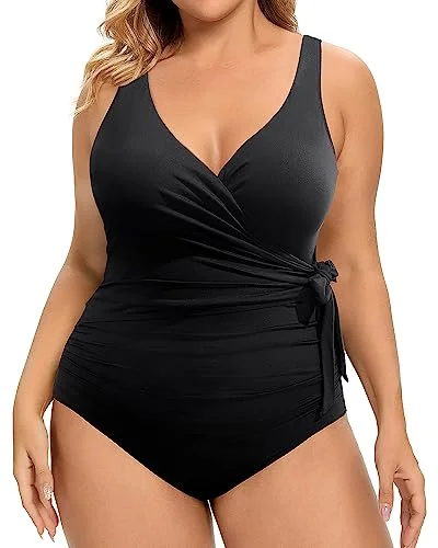 Reduced Prices One Piece Plus Size Tummy Contral Swimsuits