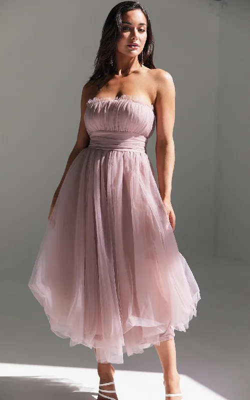 Sale Event Fiona Midi Dress - Blush