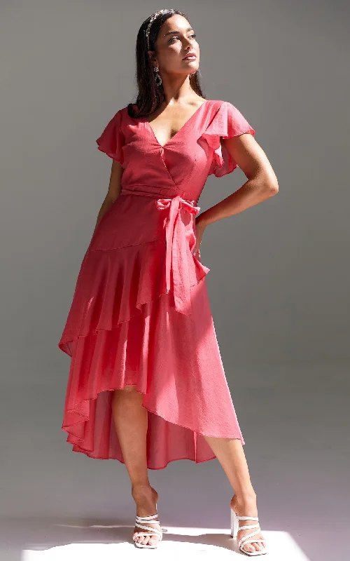 YEAR-End Clearance Sophia Maxi Dress - Watermelon Red