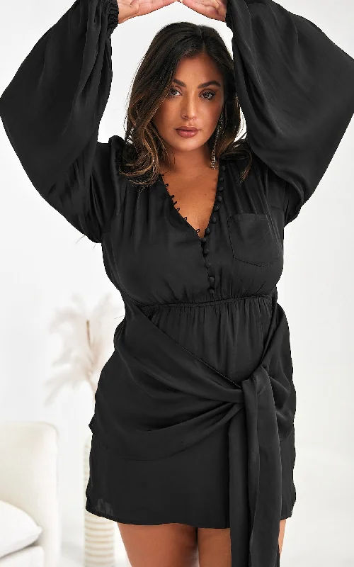 Best Deals Norris Mini Dress - Black