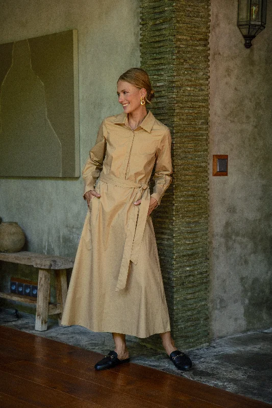 Price Reduction Kelly Dress in Camel