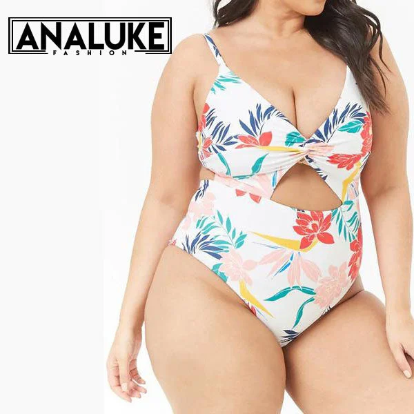 Special Buy Big Size Floral Swimsuit 2018