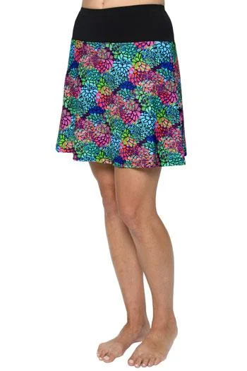 Last Chance Skater Skirt for Swim & Gym 18" - Chlorine Proof (with attached shorts) Last Chance Skater Skirt for Swim & Gym 18" - Chlorine Proof (with attached shorts)