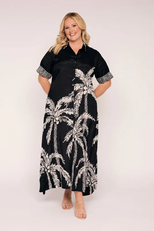 Discount Deals Gracie Shirt Dress in Sunset Palms
