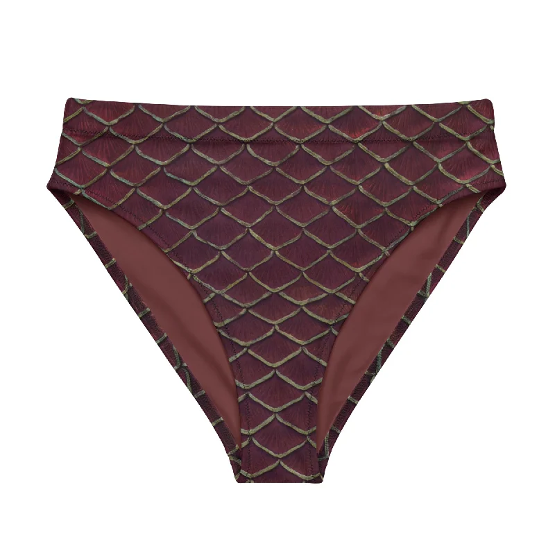 Crazy Deals Yule Tide Recycled High-Waisted Bikini Bottom