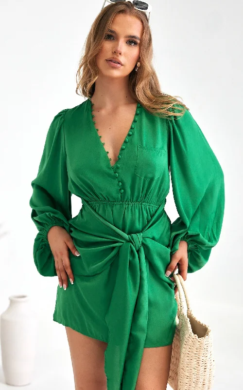 Clearance Items Norris Mini Dress - Green
