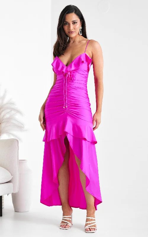 Flash Sale Nora Maxi Dress - Fuchsia Pink