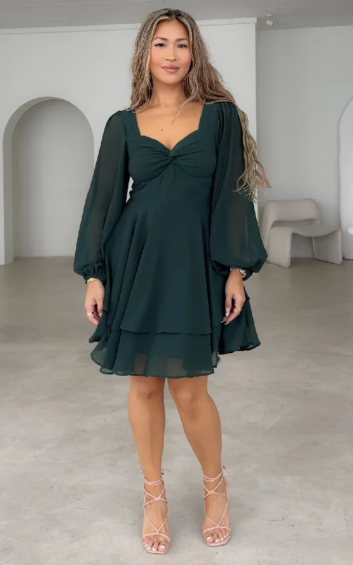Doorbuster Deal Lydia Dress - Emerald