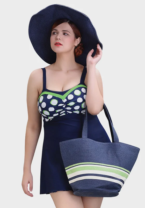 Super Deal Sabri Plus Size Swim Dress