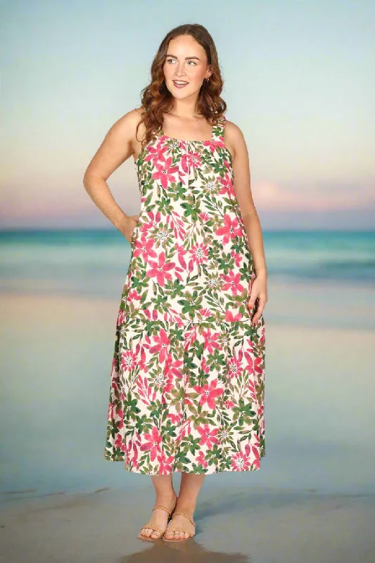 Best Bargains Clara Maxi Dress in Azalea Amore