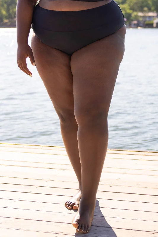 Price Buster Hidden Islands Swim Bottoms, Black