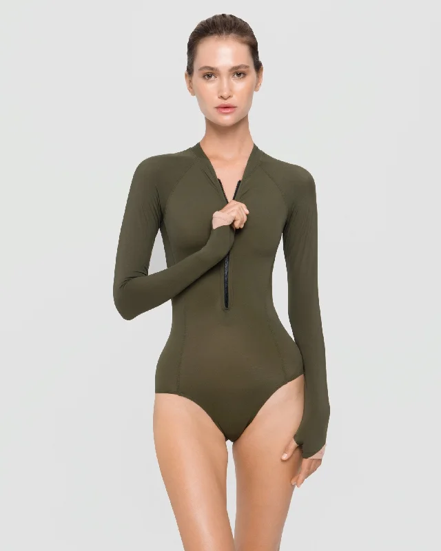 Grand Opening Sale G Sleeve - Army Swimwear