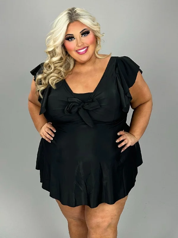 Clearance Event SWIM-R {Made For The Waves} Black 2 Piece Swimsuit CW EXTENDED PLUS SIZE 4X