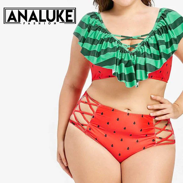 Loyalty Reward Plus size red polka swimwear 2018