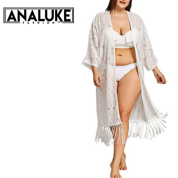 Overstock Embellished Lace Cover Up Swimsuit