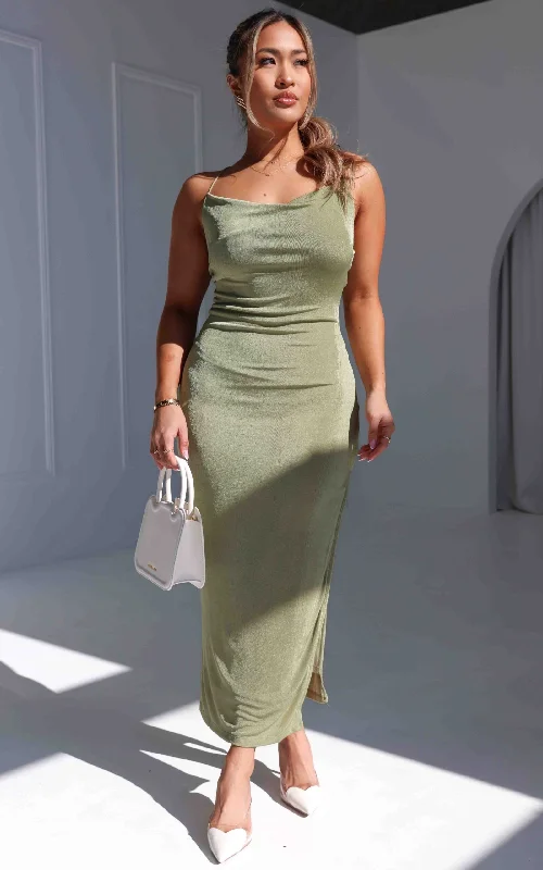 Overstock Sale Seraphina Maxi Dress - Sage