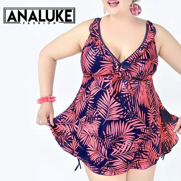 Year-End Sale Plus Size Vintage Style Swimsuit