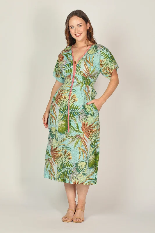 Super Sale Selma Kimono Maxi Dress in Kokomo