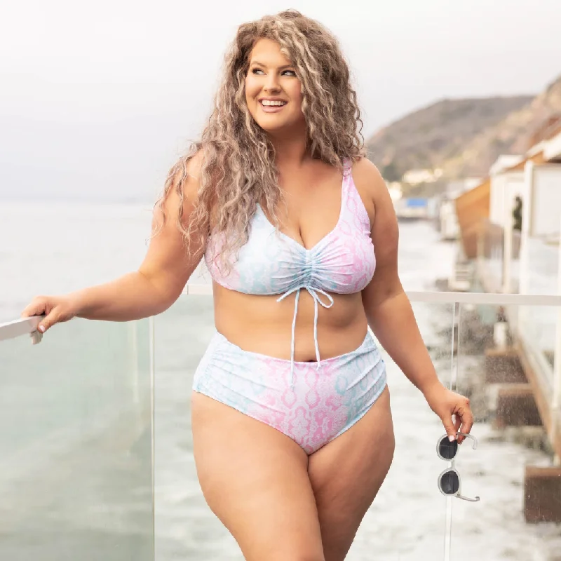 New Arrival Talk To The Sand Swim Top, Pink