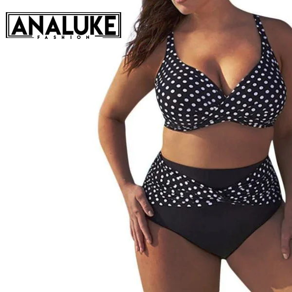 Best Seller Two Piece Polka Dots Swimsuit