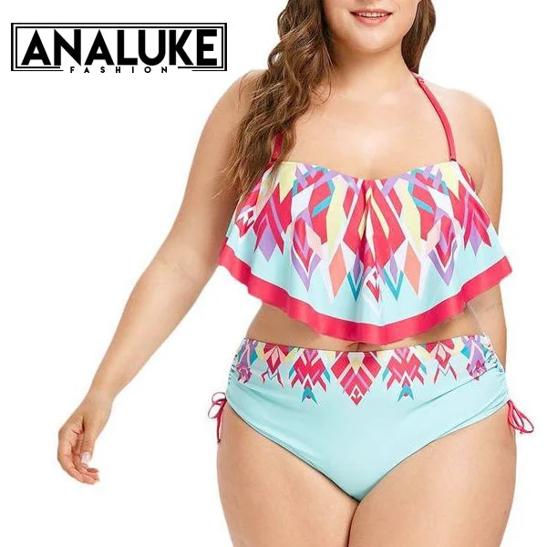 Overstock Sale Plus Size Summer Bikini Set