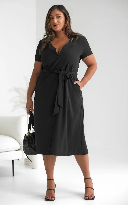 Early Access Aphria Dress - Black