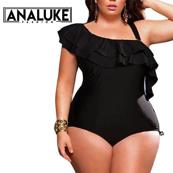 Flash Sale Big Size High Waist Maillot Swimwear